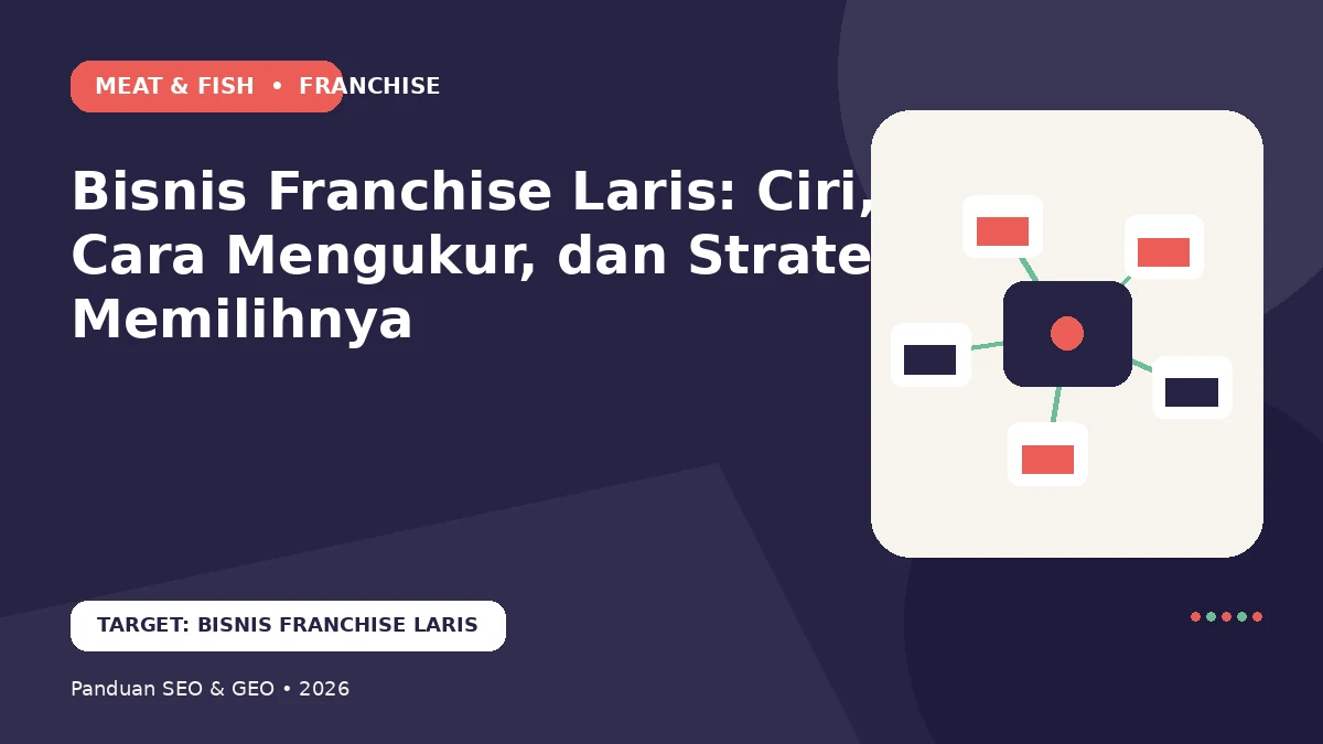 Bisnis Franchise Laris: Ciri, Cara Mengukur, dan Strategi Memilihnya