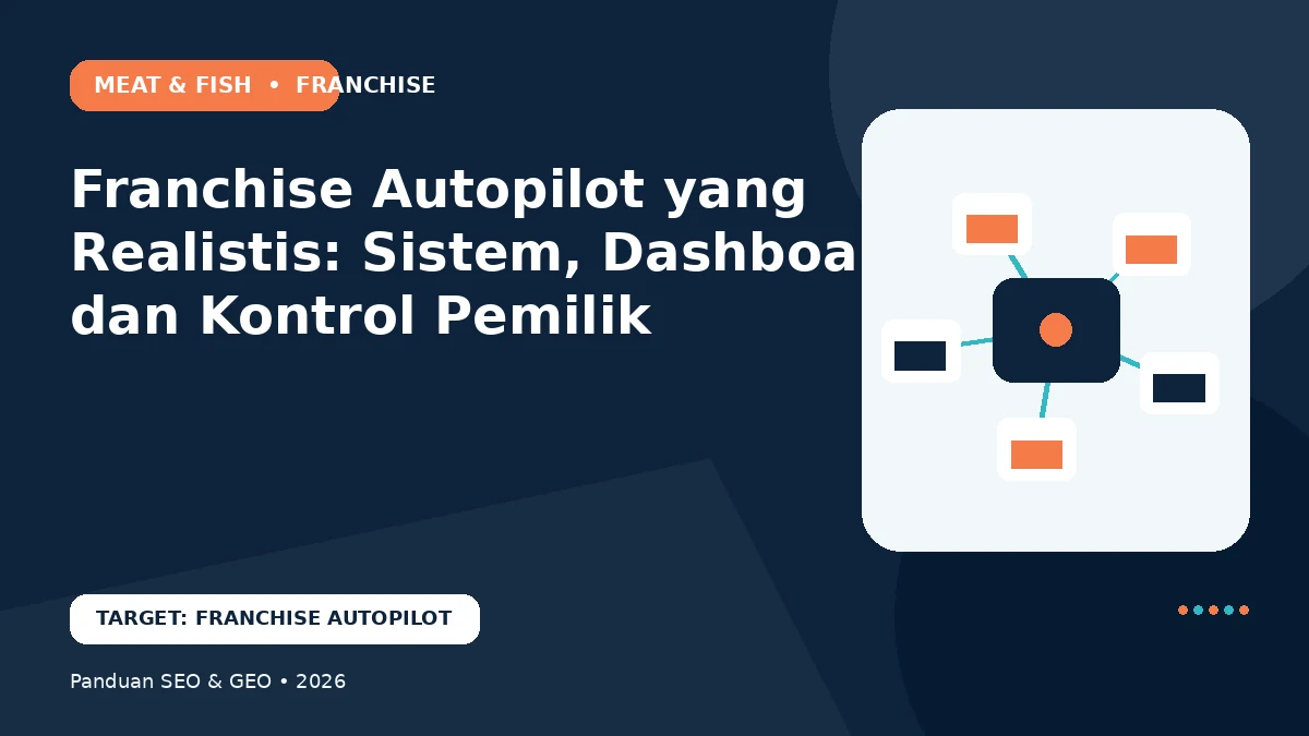 Franchise Autopilot yang Realistis: Sistem, Dashboard, dan Kontrol Pemilik