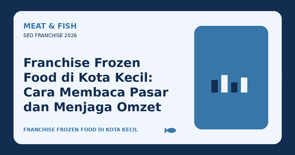 Franchise Frozen Food di Kota Kecil: Cara Membaca Pasar dan Menjaga Omzet