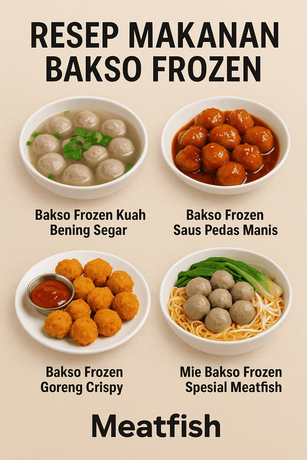 Resep Makanan Bakso Frozen