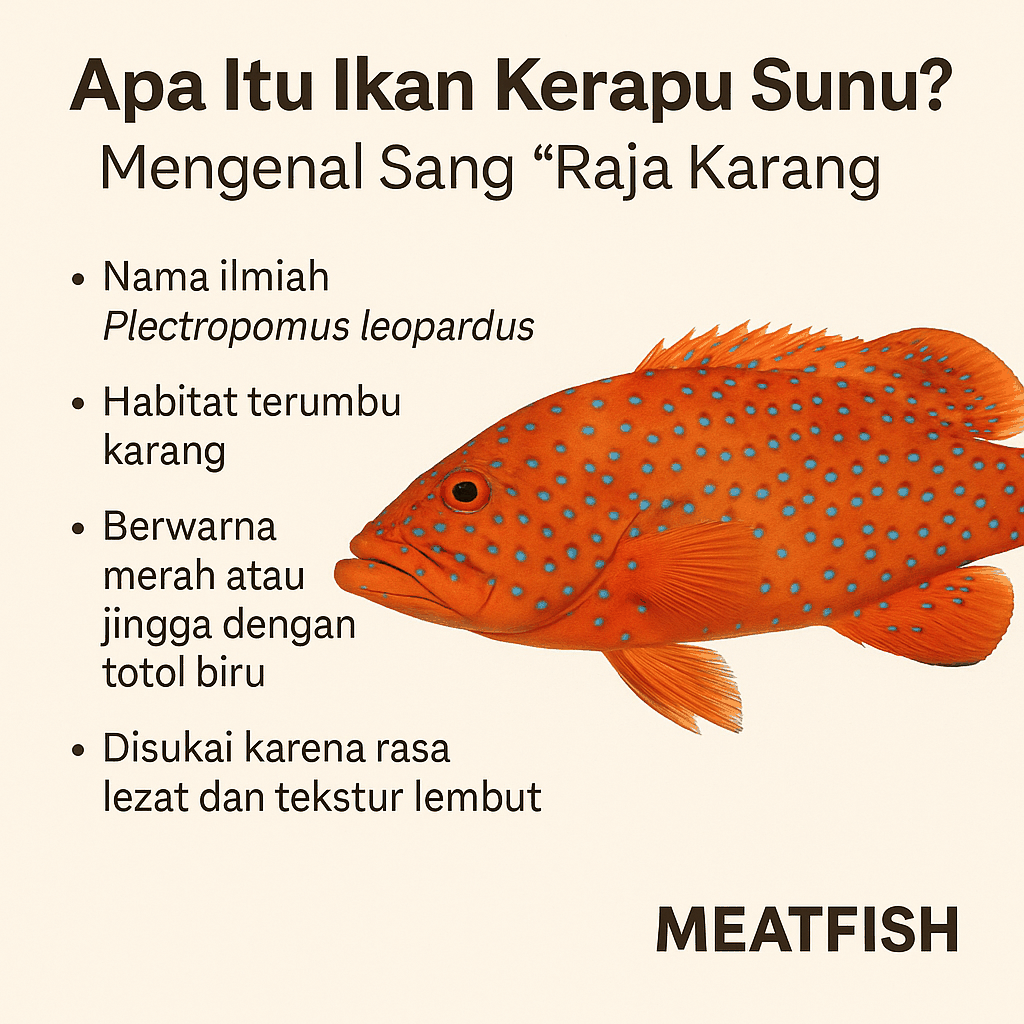 Ikan Kerapu Sunu, Jenis Kerapu Mewah yang Sangat Dicari di Pasar Ekspor