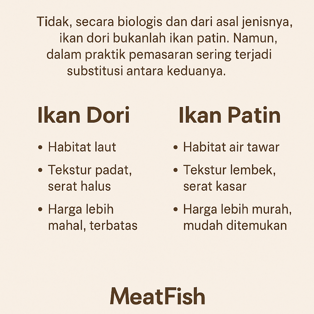 Apakah Ikan Dori Itu Ikan Patin
