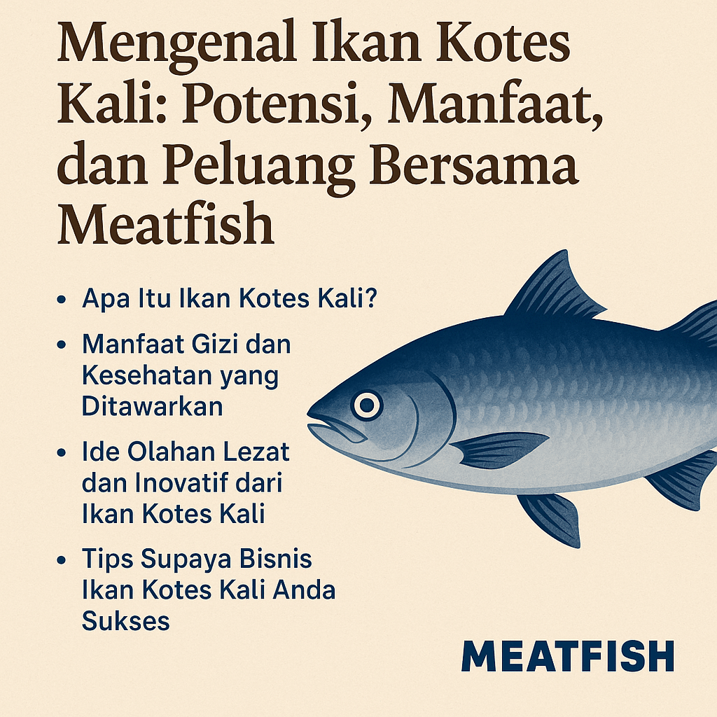 Mengenal Ikan Kotes Kali Potensi Manfaat Dan Peluang Bersama Meatfish
