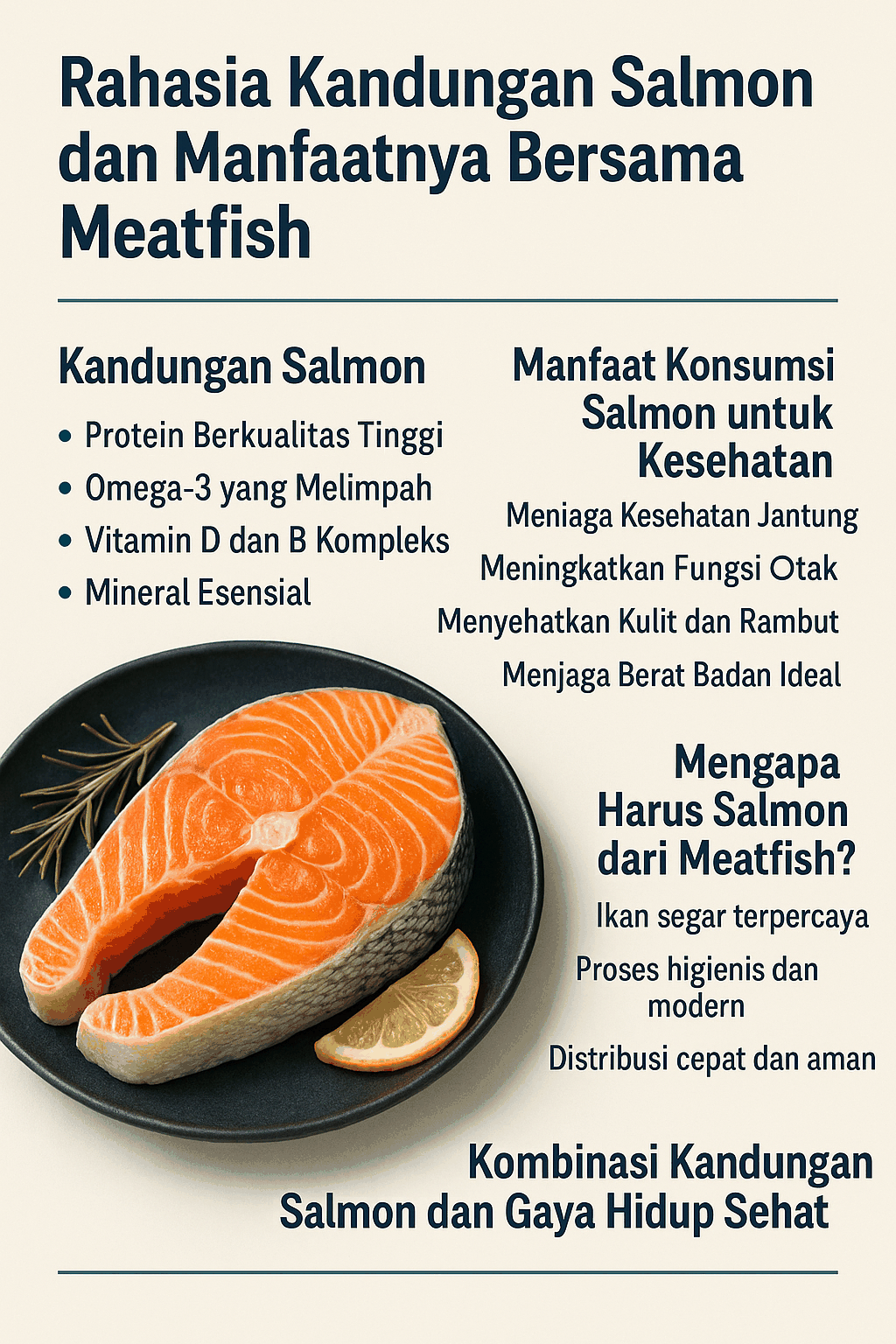 Rahasia Kandungan Salmon Dan Manfaatnya Bersama Meatfish
