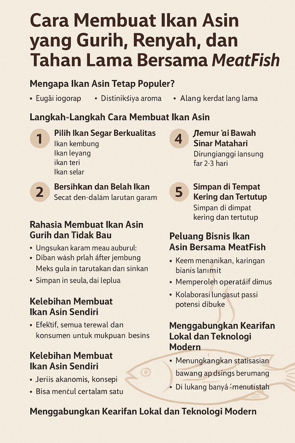 Cara Membuat Ikan Asin