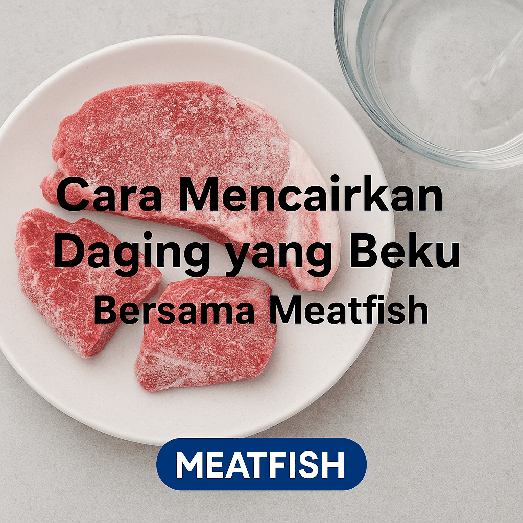 Cara Mencairkan Daging Beku