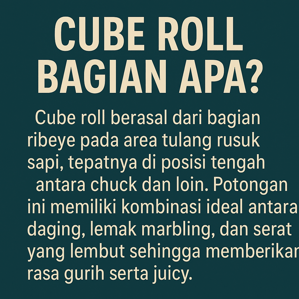 Cube Roll Bagian Apa Panduan Lengkap Dan Terupdate Tentang Cube Roll Karakteristik Dan Cara Memilih