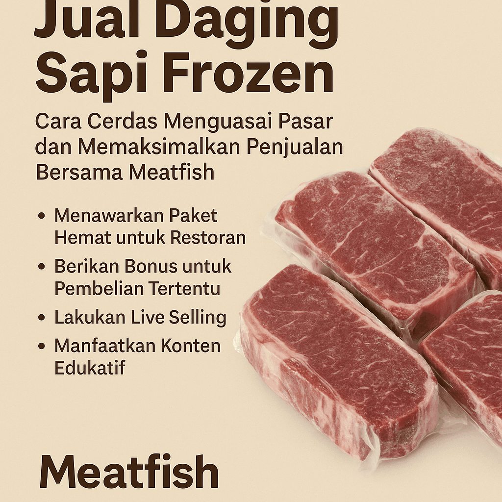 Jual Daging Sapi Frozen Cara Cerdas Menguasai Pasar Dan Memaksimalkan Penjualan