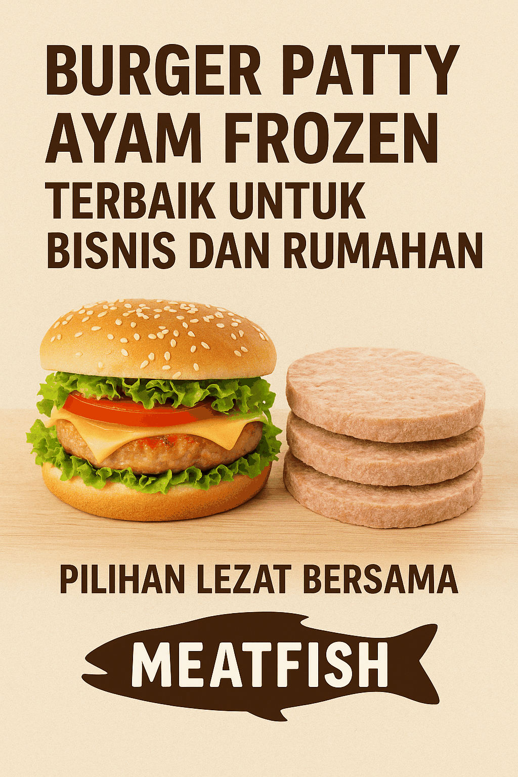 Burger Patty Ayam Frozen