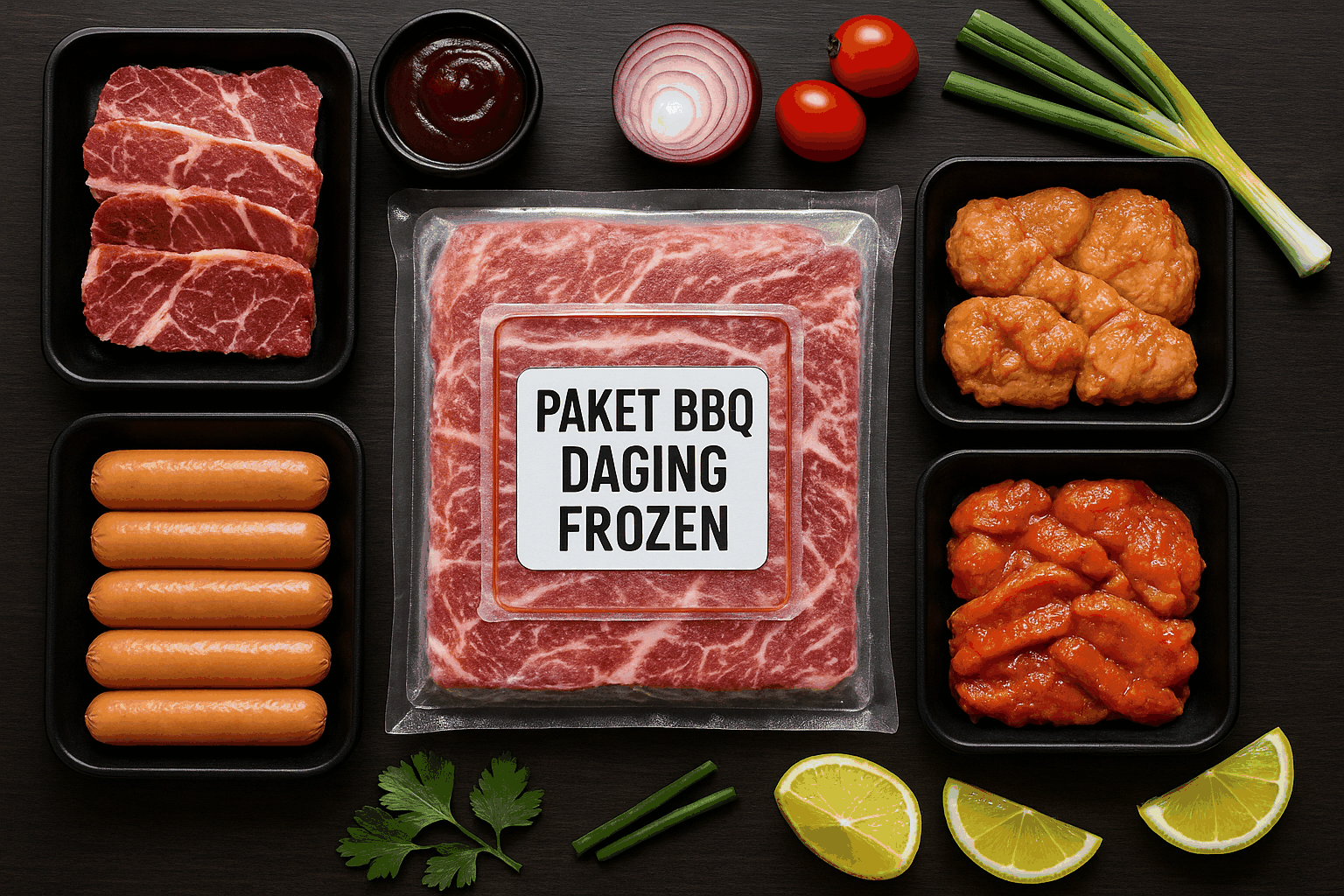 Paket Bbq Daging Frozen