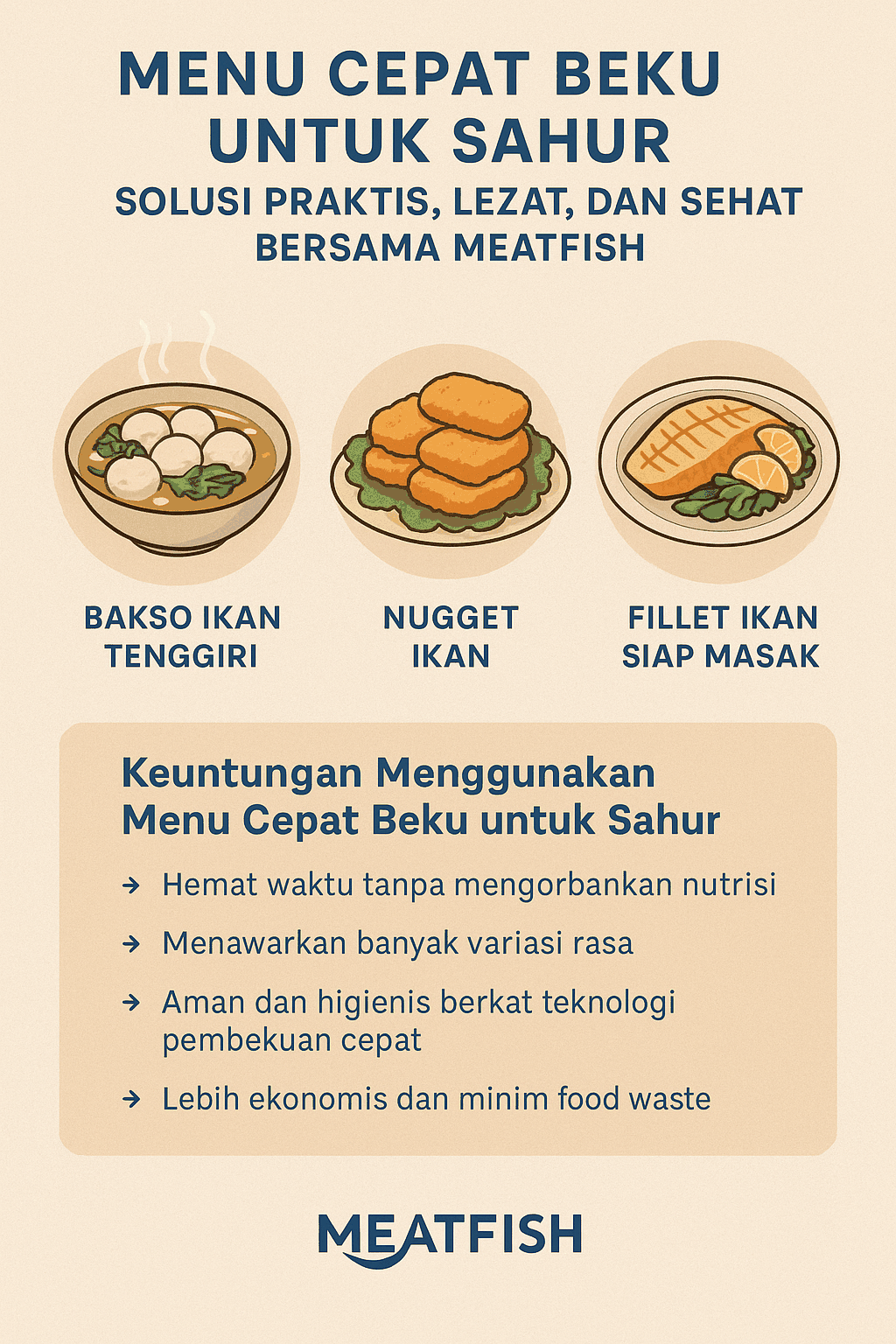 Menu Cepat Beku Untuk Sahur Solusi Praktis Lezat Dan Sehat Bersama Meatfish