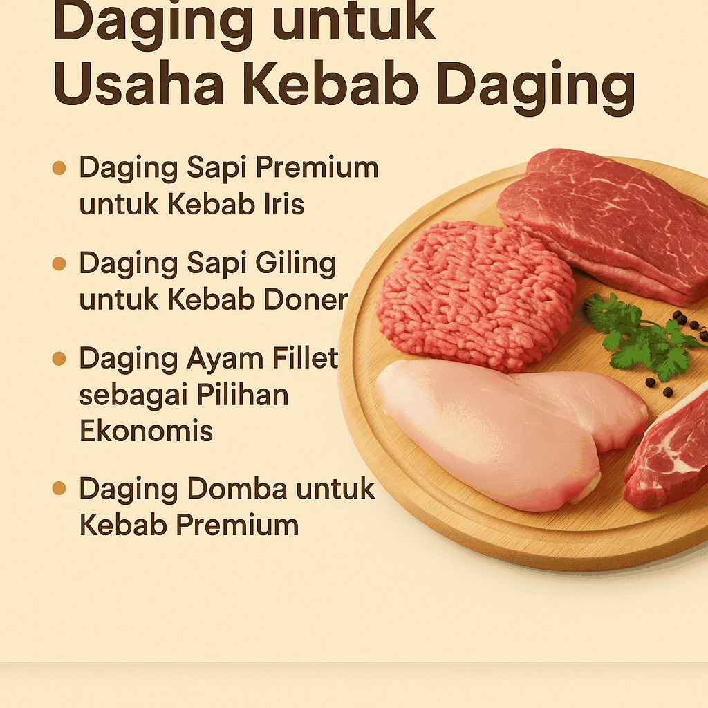 Rekomendasi Daging Untuk Usaha Kebab Daging Panduan Lengkap Agar Bisnis Kamu Selalu Laris