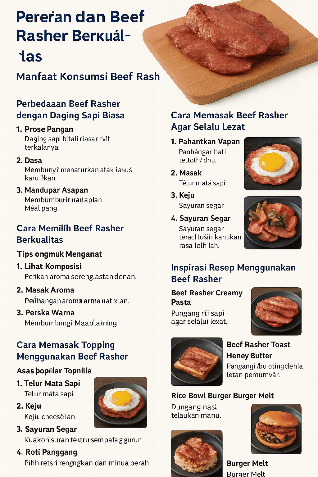 Beef Rasher Adalah Panduan Lengkap Manfaat Cara Memilih Dan Koneksi Produk Premium Dari Meatfish