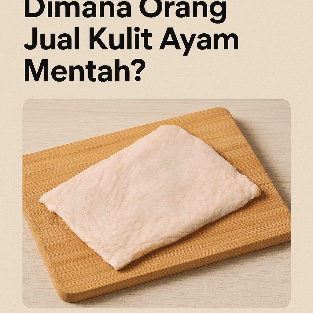 Dimana Orang Jual Kulit Ayam Mentah Panduan Lengkap Aman Dan Terpercaya