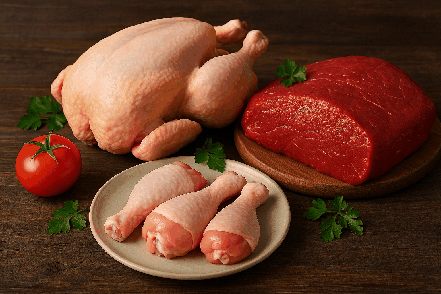 Ayam Warna Merah Sapi
