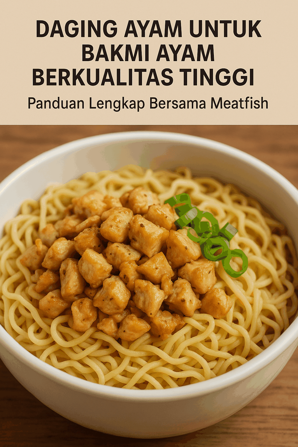 Daging Ayam Untuk Bakmi Ayam