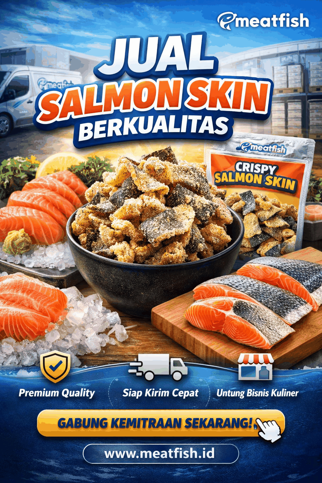 Jual Salmon Skin