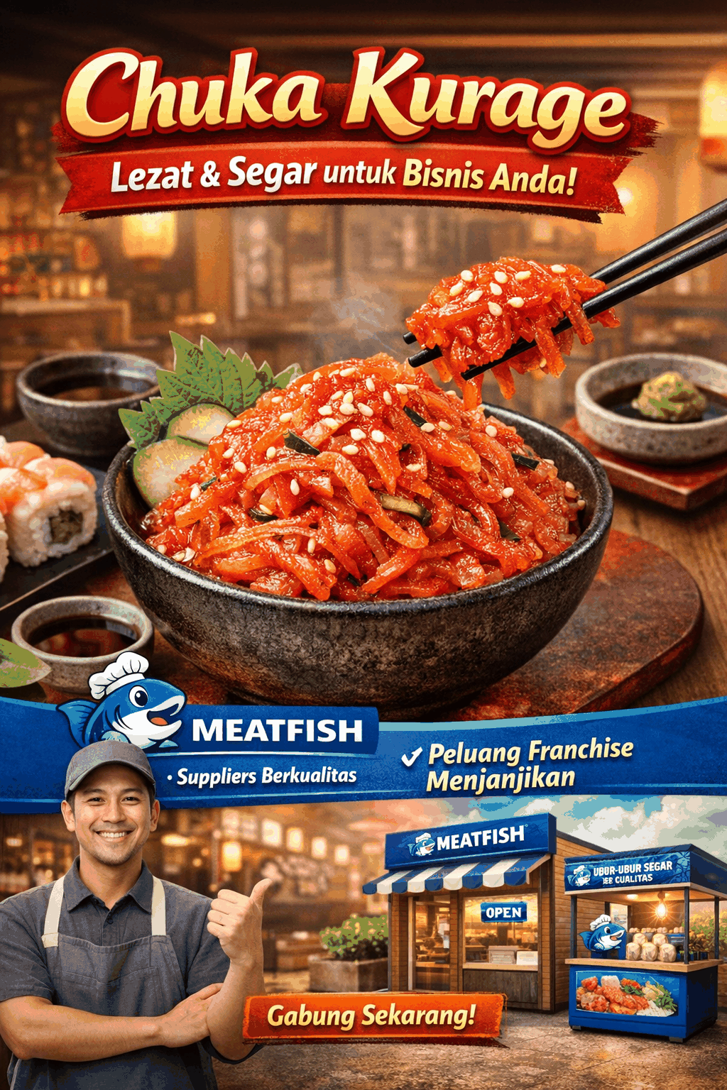 Chuka Kurage Hidangan Jepang Favorit Yang Kini Mudah Didapat Bersama Meatfish