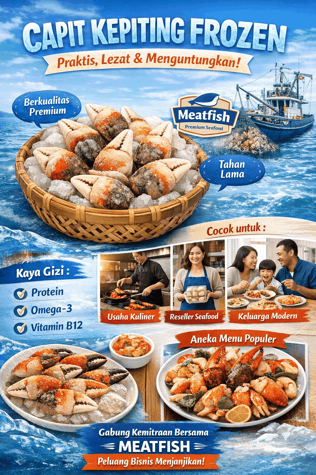 Capit Kepiting Frozen