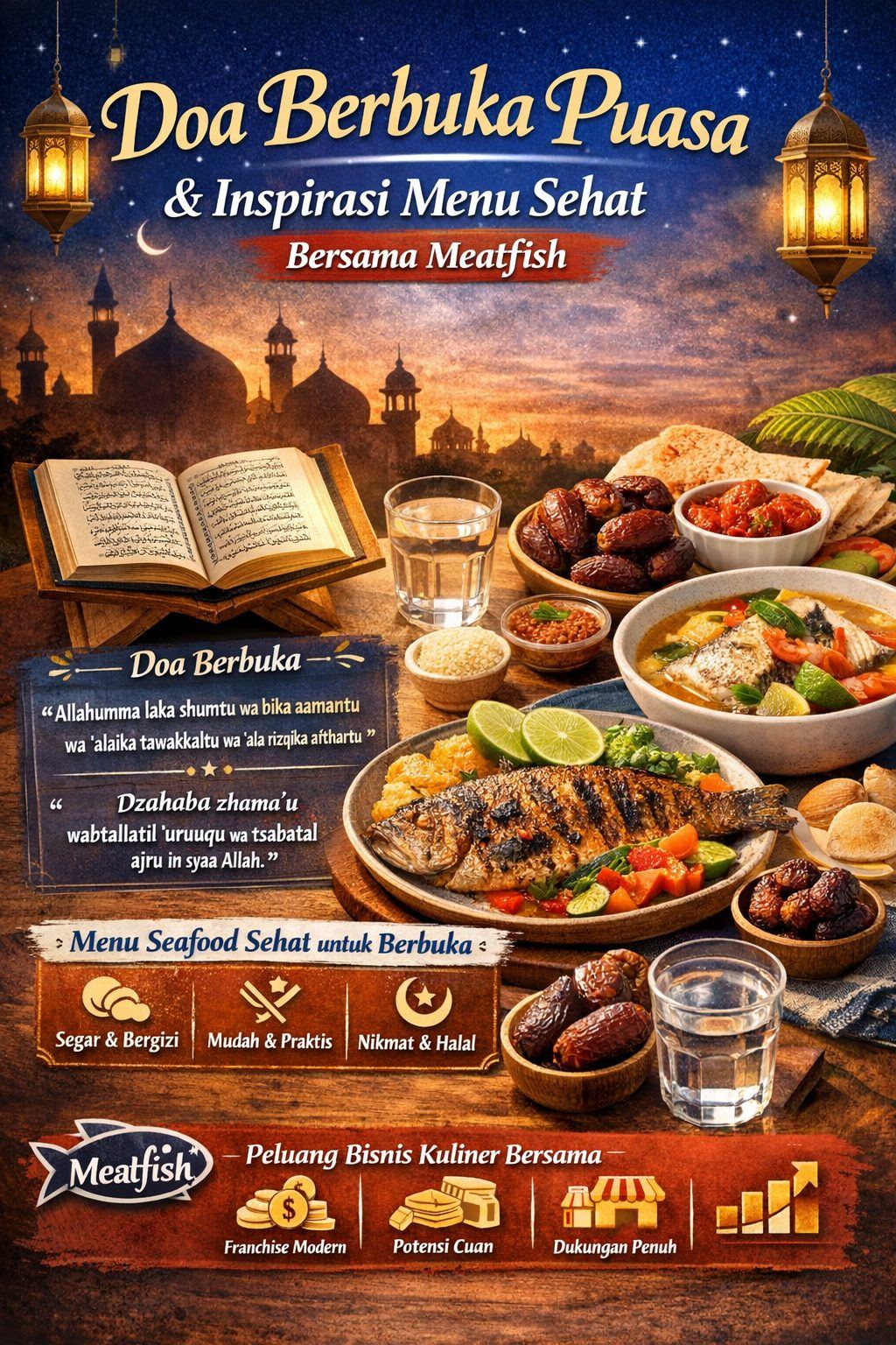 Doa Berbuka Puasa Lafal Lengkap Adab Mustajab Dan Ide Menu Sehat