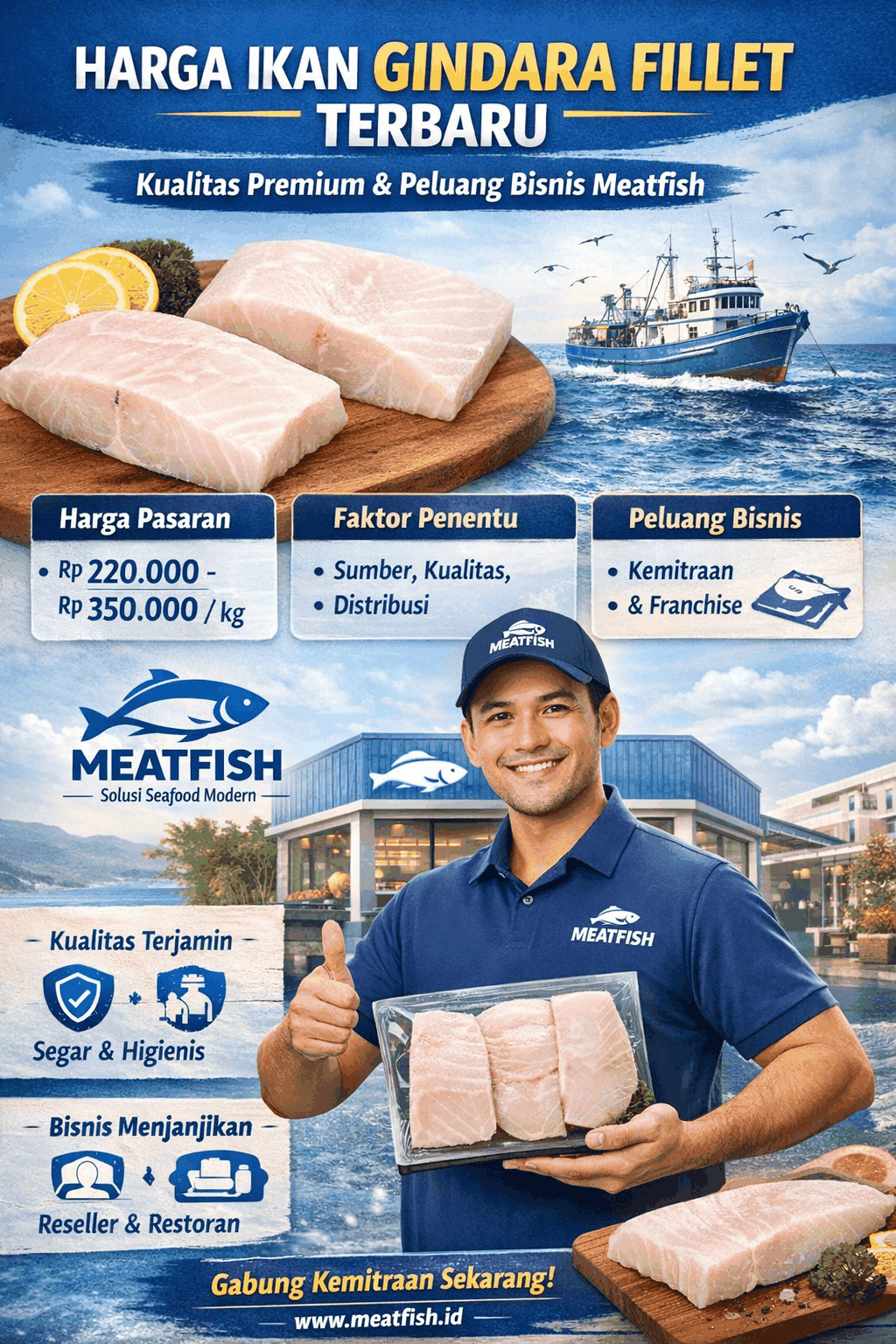 Harga Ikan Gindara Fillet