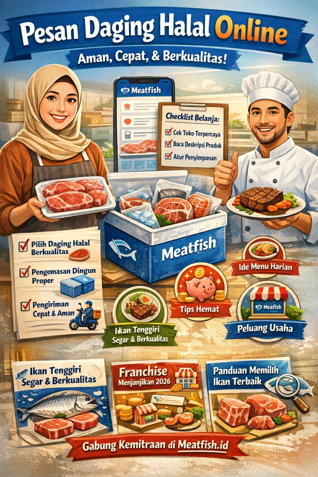 Pesan Daging Halal Online