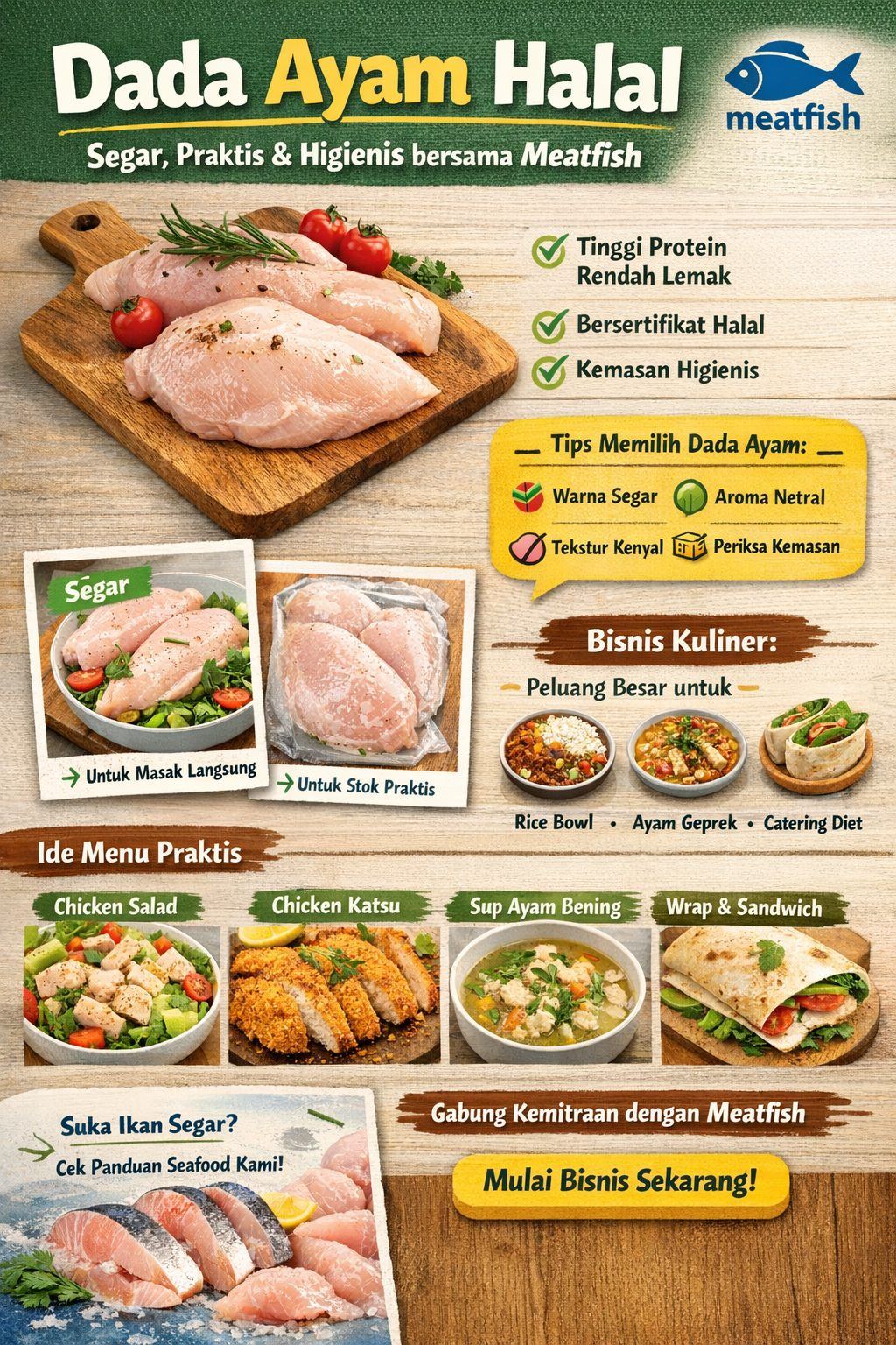 Dada Ayam Halal Panduan Lengkap Memilih Menyimpan Dan Mengolah Dada Ayam Halal