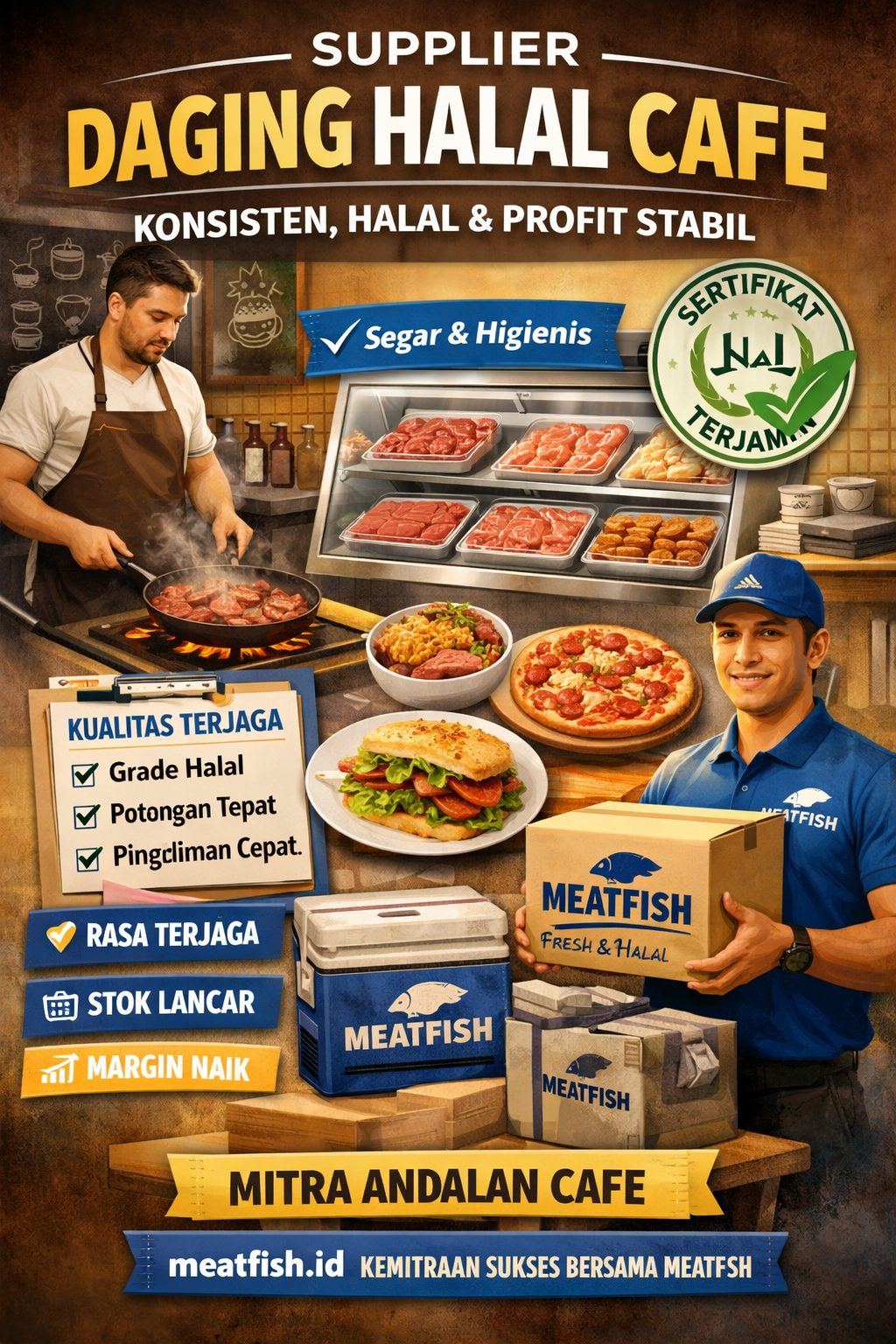 Supplier Daging Halal Cafe Strategi Pasokan Yang Bikin Menu Konsisten Margin Naik Dan Pelanggan Balik Lagi