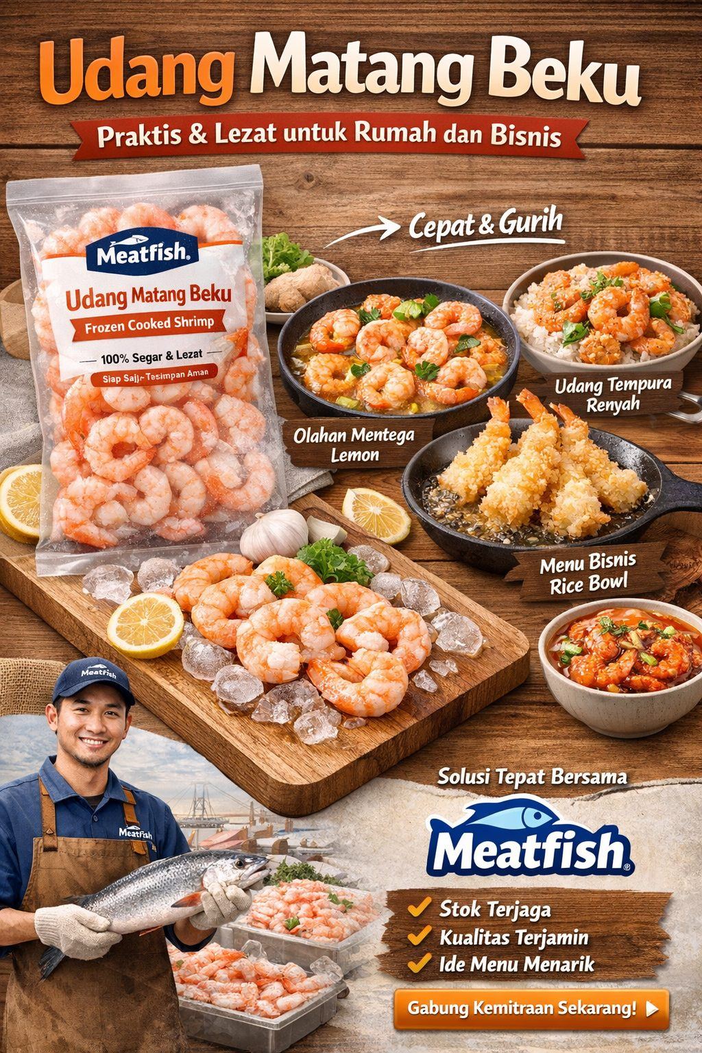 Udang Matang Beku