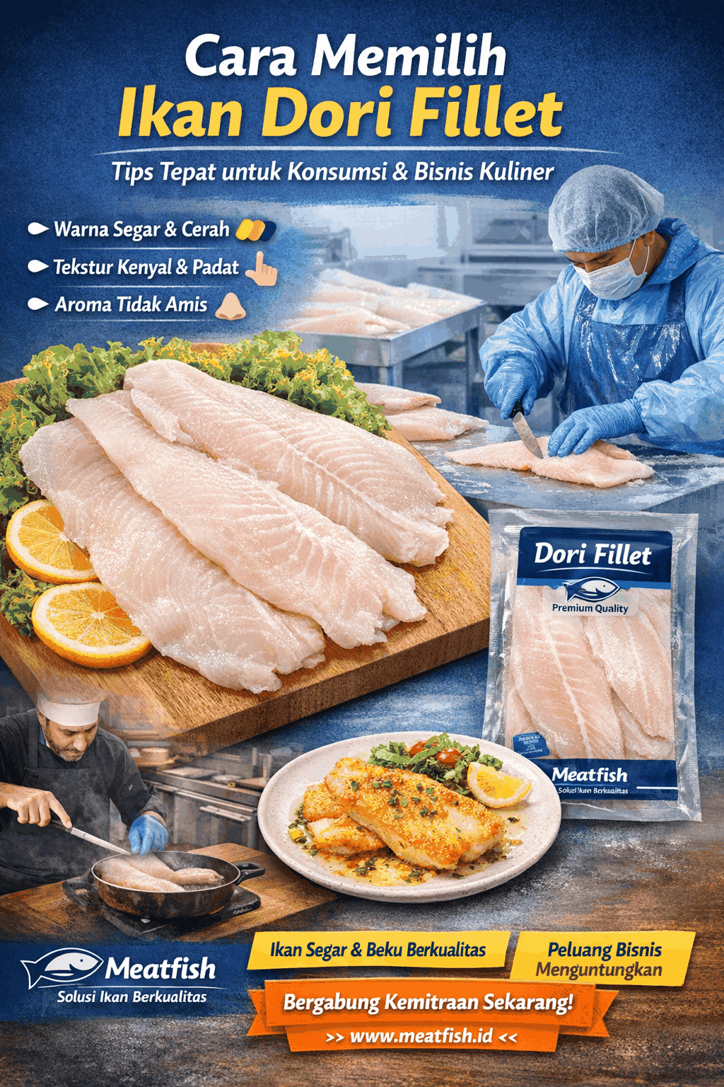 5 Ciri Ikan Dori Fillet Berkualitas