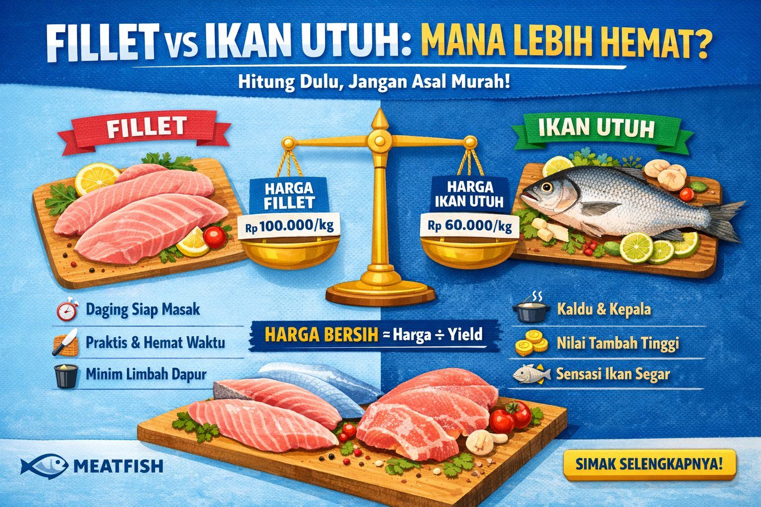 Fillet Vs Ikan Utuh Mana Lebih Hemat