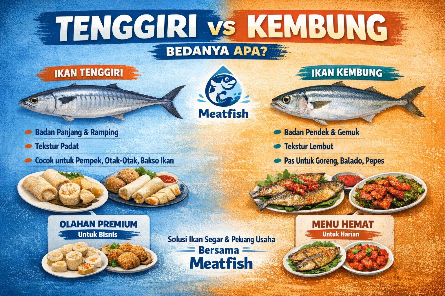 Tenggiri Vs Kembung Bedanya Apa Ini Perbandingan Lengkap Untuk Masak Gizi Dan Bisnis