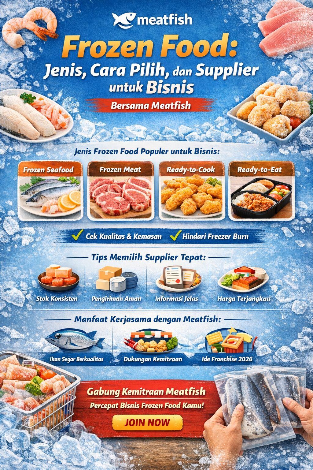 Kenali Ciri Frozen Food Rusak