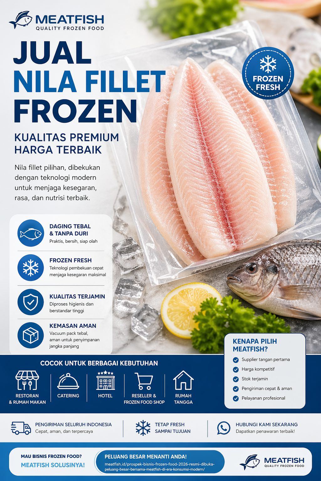 Jual Nila Fillet Frozen