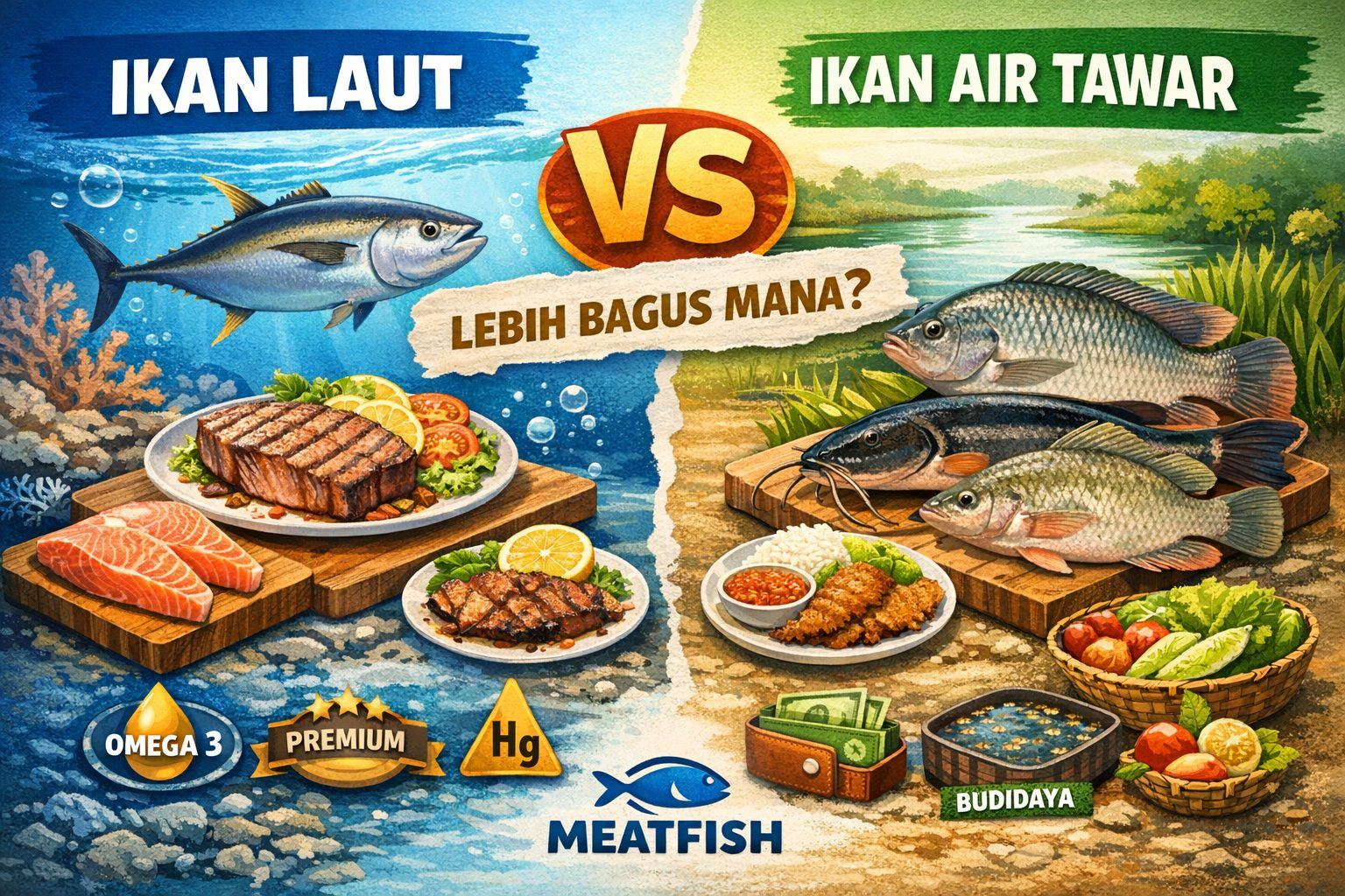 Ikan Bandeng Air Tawar Atau Laut
