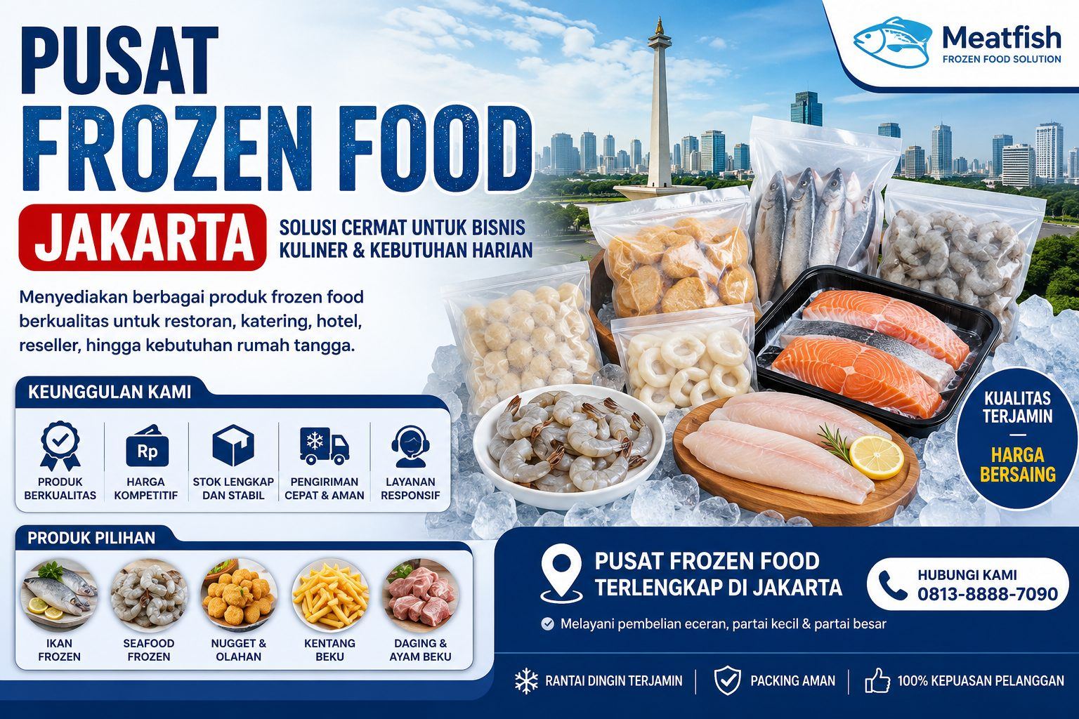 Pusat Frozen Food Jakarta Solusi Cerdas Untuk Bisnis Kuliner Reseller Dan Kebutuhan Rumah Tangga