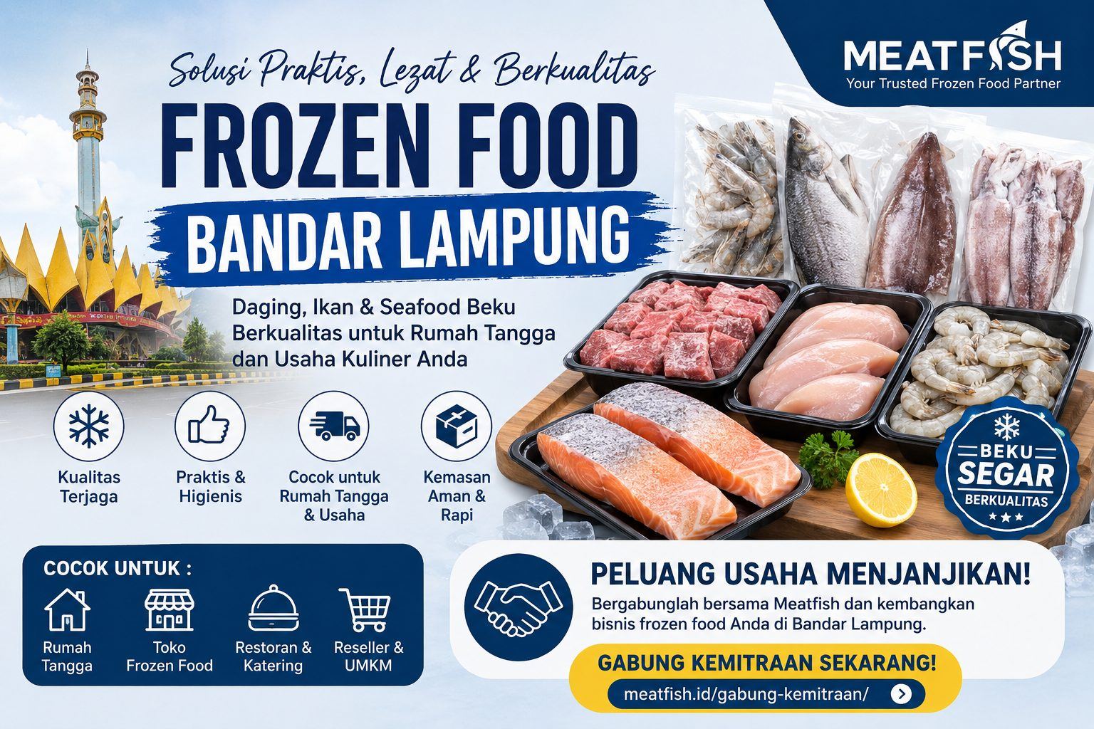Frozen Food Bandar Lampung Solusi Praktis Belanja Daging Ikan Dan Seafood Beku Berkualitas